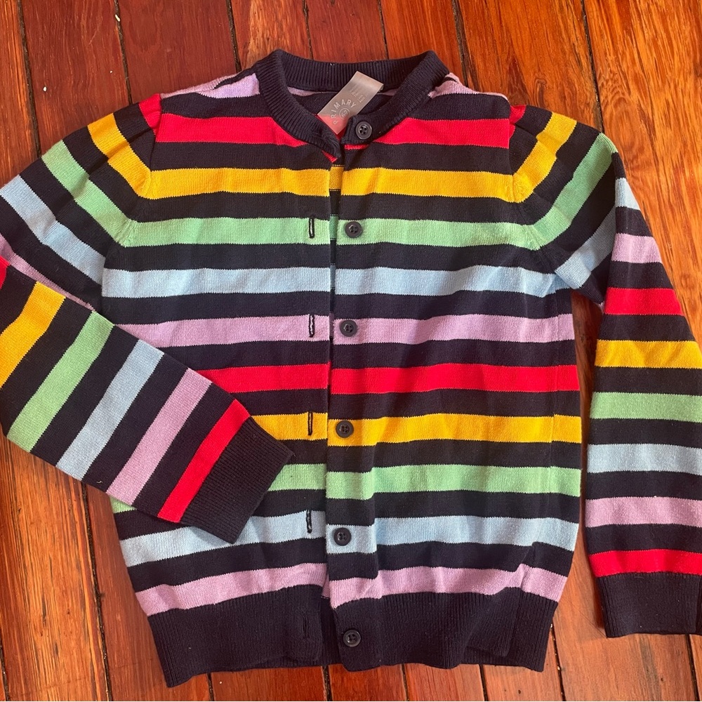 Primary Striped Cardigan Size 6/7
